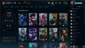 Conta League Of Legends Level 502 Platina LOL