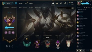 Conta League Of Legends Level 502 Platina LOL