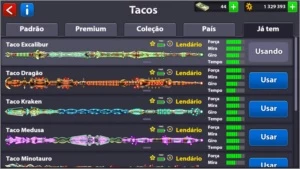 Conta 8 Ball Pool 7 Tacos Lendarios - Melhor preco - Others
