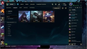 Conta Level 43 Com 134 skin Elo Prata - League of Legends LOL