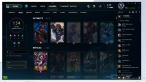 Conta Level 43 Com 134 skin Elo Prata - League of Legends LOL