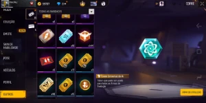 Conta Free fire em mestre ja, level 20