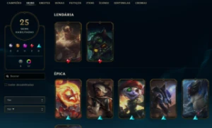 Conta Fa Handleveled Ex Diamante - League of Legends LOL