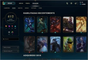 Conta premium - 412 Skins -Annie Hextech-Vayne Soulstealer - League of Legends LOL