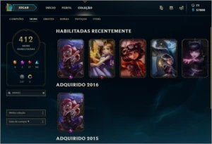 Conta premium - 412 Skins -Annie Hextech-Vayne Soulstealer - League of Legends LOL