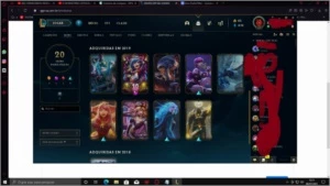 conta no prata 2 com metade das skins! - League of Legends LOL