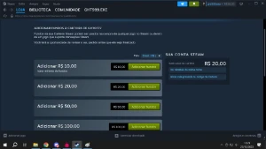 Conta Steam Com Gtav + 20 Reais Na Carteira Steam