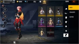 Vendo uma conta free Fire