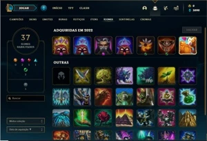 Conta ouro 3 com 30 Champs e 4 Skins - League of Legends LOL