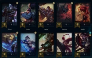 CONTA LEAGUE OF LEGENDS PLATINA LOL