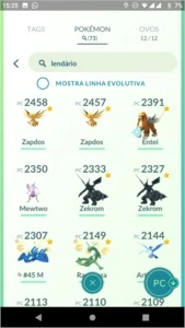 Pokémon Go conta lvl 40