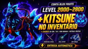 Blox fruit conta com kitsune no inventário - Albion Online