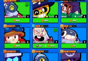 Conta brawl Stars 7,500 troféus
