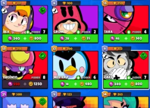 Conta brawl Stars 7,500 troféus