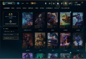 Esmeralda 2 com 60 Champs e 6 Skins - League of Legends LOL