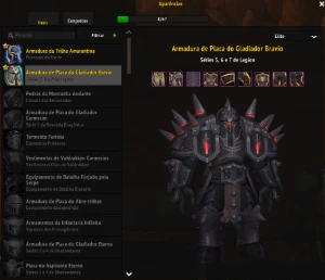 Conta WoW warrior set elite Legion - Blizzard