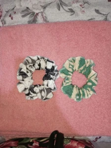 Scrunchie Artesanal em Tecido
