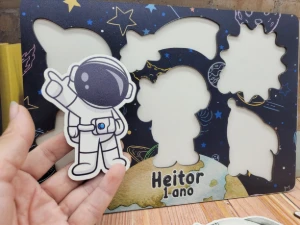 Jogo de Encaixe Astronauta Personalizado - Artesanato e Personalizados