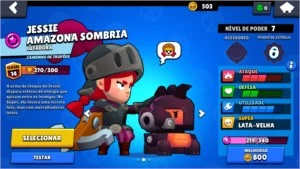 Conta Brawl Stars: 10300K/ 29/40 / Shelly Bruxa.