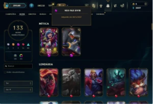 Conta Lol 132 Skins (Pax Sivir) Full Acesso - League of Legends