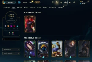 Conta Lol 132 Skins (Pax Sivir) Full Acesso - League of Legends