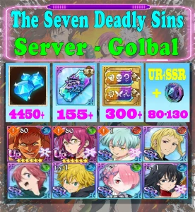 [GLOBAL]4400+ Diamonds Seven Deadly Sins 7DS Reroll Account