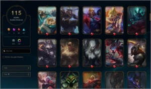 Conta LoL de 2017 com 115 skins - League of Legends