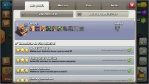Conta clash of clans,cv 8 bem upado,FUNCIONA APENAS IOS