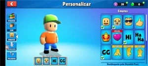 Conta Stumble guys com 5000 gemas gastas - Outros