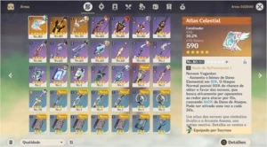 AR 50 DILUC/VENTI C1/KEQ C1/QIQI/CHILDE/MONA/AMOS/ATLAS - Genshin Impact