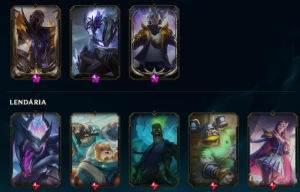 Conta Lv 639 Full Champs Esmeralda 1 - League of Legends LOL