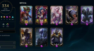 Conta Lv 639 Full Champs Esmeralda 1 - League of Legends LOL