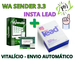 Wa Sender 3.3  Competo + Insta Leads Versão 6.0 Completo