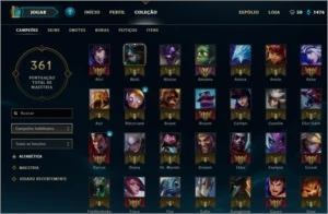 conta de lol (league of legends)  platina s7 nas duas filas