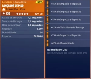 *ARMADILHAS* *P130* *FULL PERK* - Fortnite