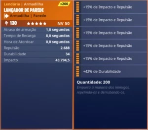 *ARMADILHAS* *P130* *FULL PERK* - Fortnite