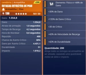 *ARMADILHAS* *P130* *FULL PERK* - Fortnite