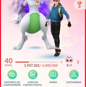 Contas Pokémon Go único dono bem upadas - Pokemon GO