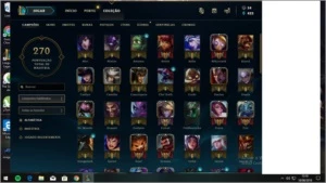 Conta super barata,muitas 35 skins 90 champs ez pulsifire - League of Legends LOL