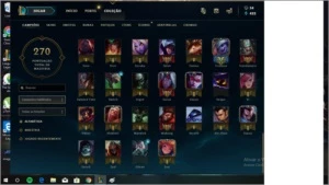 Conta super barata,muitas 35 skins 90 champs ez pulsifire - League of Legends LOL
