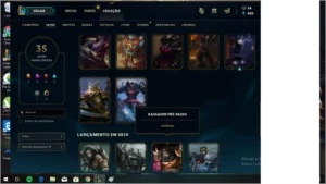 Conta super barata,muitas 35 skins 90 champs ez pulsifire - League of Legends LOL