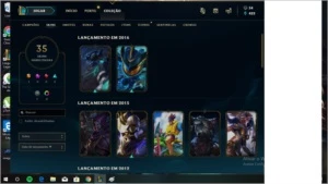 Conta super barata,muitas 35 skins 90 champs ez pulsifire - League of Legends LOL