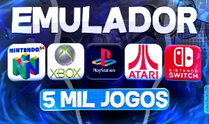 Emulador +5 Mil Jogos > Xbox - Ps1 - Ps2 - Ps3 -Ps4 - Etc