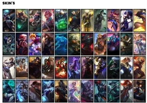 Conta prata 2 com 138 Champs e 88 Skins + 1 Prestigio - League of Legends LOL