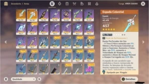 Keqing Constelation 1 + Venti + 2 5* weapon - Genshin Impact