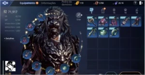 CONTA MIRA RANK 5, 2 PET VERMELHO 72K DE POWER - MIR4
