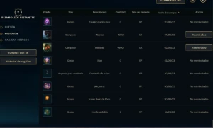 Conta servidor Las uranked full acesso (ex esmeralda2) - League of Legends LOL