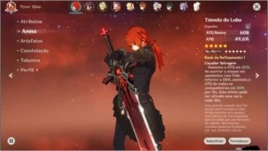 AR 53 DILUC+TUMULO,XIAO,TARTAGLIA,MONA,KEQINGC1 - Genshin Impact