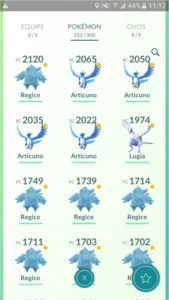 Conta de Pokémon GO
