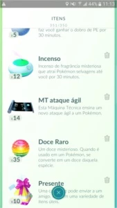 Conta de Pokémon GO